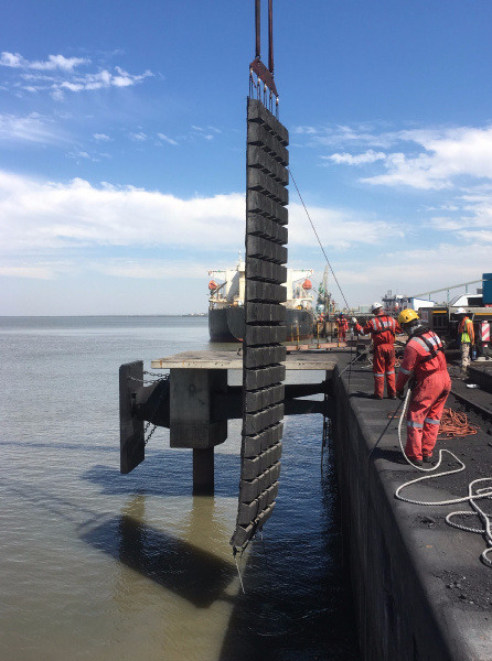 Geotech - Lifting concrete block mattrass 2 Robusta